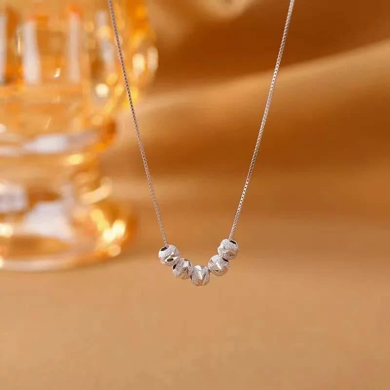 Collier 5 Boules en Argent S925