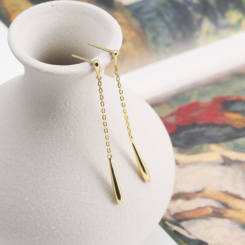 Ensemble Goute d’eau pendent