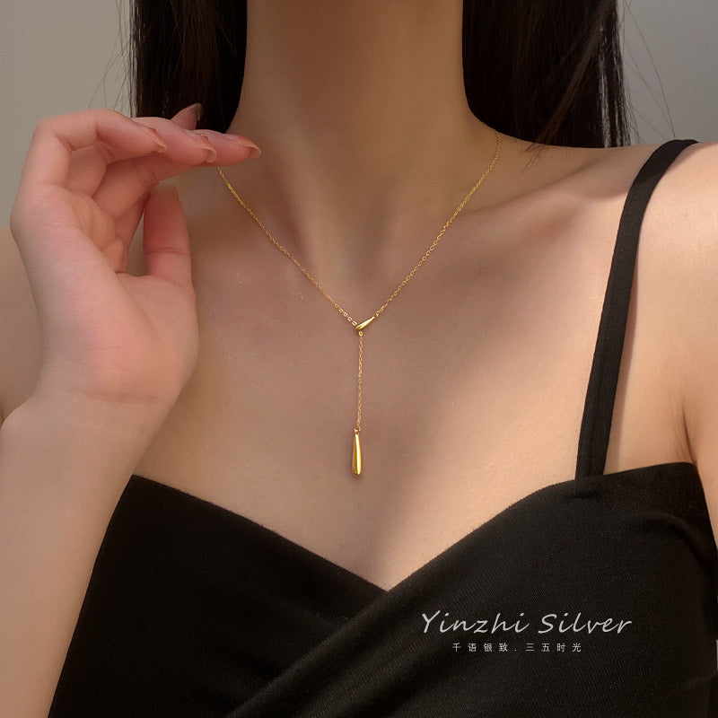 Ensemble Goute d’eau pendent